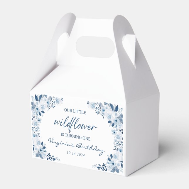 Caixinha De Lembrancinhas Nossa Pequena Festa de primeiro aniversario de Beb (Frente)