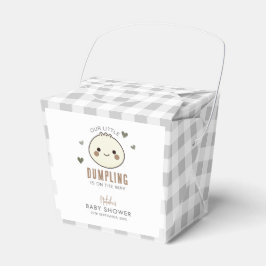 Caixinha De Lembrancinhas Nosso Pequeno Chá de fraldas Neutro De Gênero De I