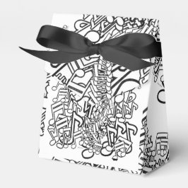 CAIXINHA DE LEMBRANCINHAS NOTAS MUSICAIS