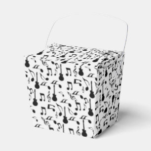 Caixinha De Lembrancinhas Notas musicais - design da partitura