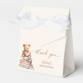 Caixinha De Lembrancinhas Novo Capítulo Começa Chuveiro de Bebê Teddy Storyb