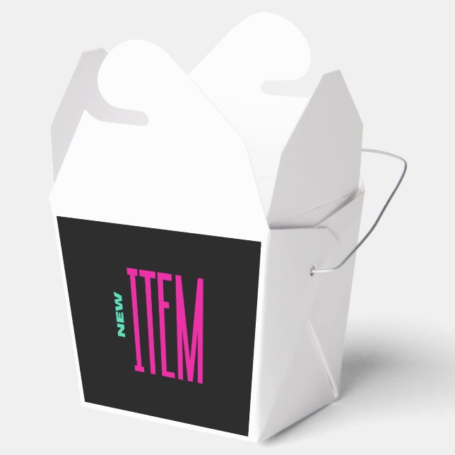Caixinha De Lembrancinhas Novo Item (Aberto)