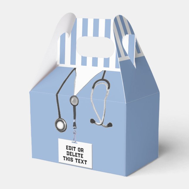 Caixinha De Lembrancinhas Nursing School Graduation Favor Box (Frente)
