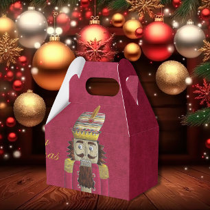 Caixinha De Lembrancinhas Nutcracker Feliz Natal