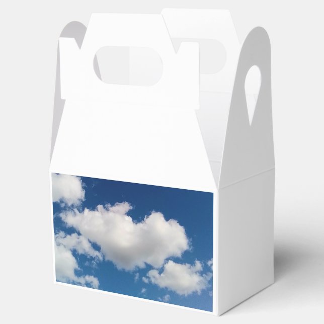 Caixinha De Lembrancinhas Nuvem mole longa (Aberto)