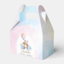 Nuvens de Balão de Urso de Pelúcia Primeiro Aniver