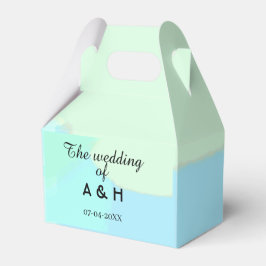 Caixinha De Lembrancinhas O casamento do casal letra inicial do nome data