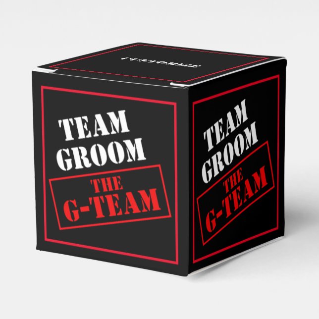 Caixinha De Lembrancinhas O Cubo de Arrumação da G-Team (Frente)