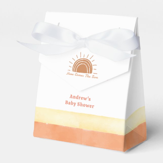 Caixinha De Lembrancinhas O Deserto Moderno De Boho Vem Aqui O Chuveiro Filh (Frente)