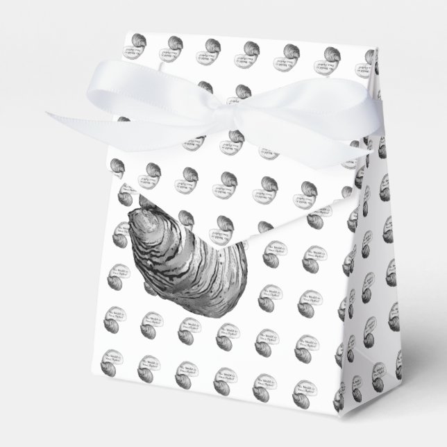 Caixinha De Lembrancinhas O mundo é sua ostra (Frente)