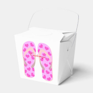 Caixinha De Lembrancinhas O rosa Flip-Flops Thunder_Cove