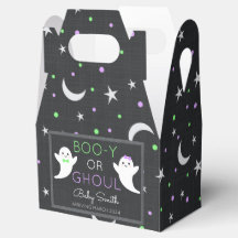 O sexo de Halloween revela Boo-y ou Ghoul