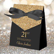 Obrigado Brilho Dourado Aniversário de 21 anos