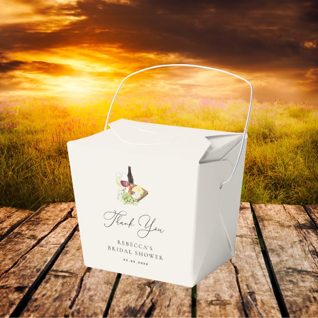 Caixinha De Lembrancinhas Obrigado Charcuteria Vinho e Queijo Chá de Noiva (Criador carregado)