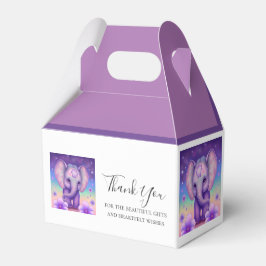 Caixinha De Lembrancinhas Obrigado de elefante bonito