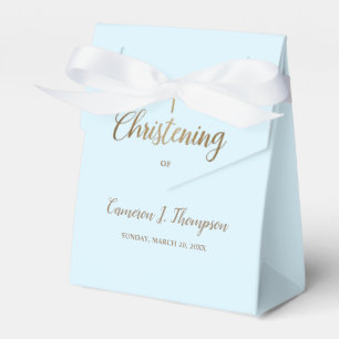 Caixinha De Lembrancinhas Obrigado de Natal azul personalizado