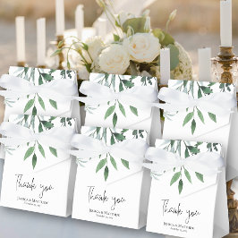 Caixinha De Lembrancinhas Obrigado Eucalyptus Wedding