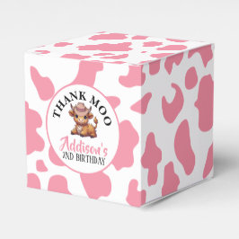 Caixinha De Lembrancinhas Obrigado Moo Baby Impressão