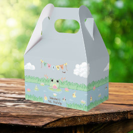 Caixinha De Lembrancinhas Obrigado pelo Aniversário do Sapo Fofo