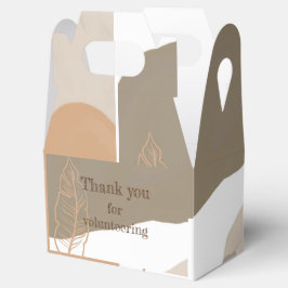 Caixinha De Lembrancinhas Obrigado por voluntariar a Apreciação do Voluntári