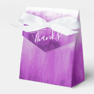 Caixinha De Lembrancinhas Obrigado roxo malva do casamento da lavagem da