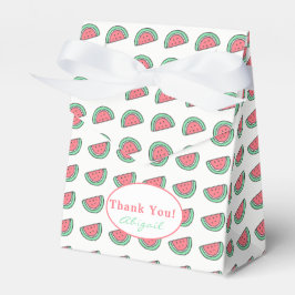 Caixinha De Lembrancinhas Obrigado! | Watermelon Pattern Tent Favor Box