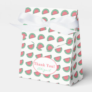 Caixinha De Lembrancinhas Obrigado!   Watermelon Pattern Tent Favor Box