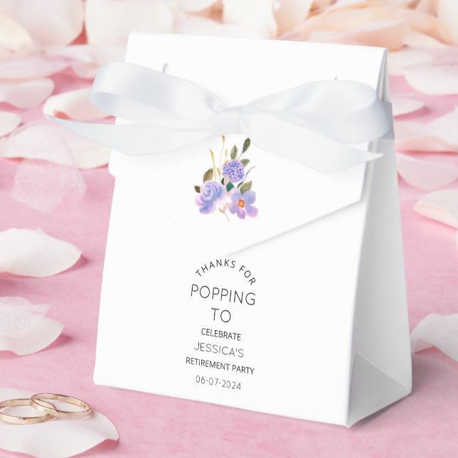 Caixinha De Lembrancinhas Obrigados para População por Parte de Aposentação (Casamento)