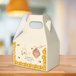 Caixinha De Lembrancinhas Oh Babee, Cute Watercolor Bee Baby shower