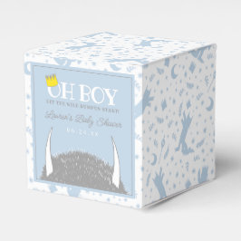Caixinha De Lembrancinhas Oh Boy | Let the Wild Rumpus Start Baby Shower