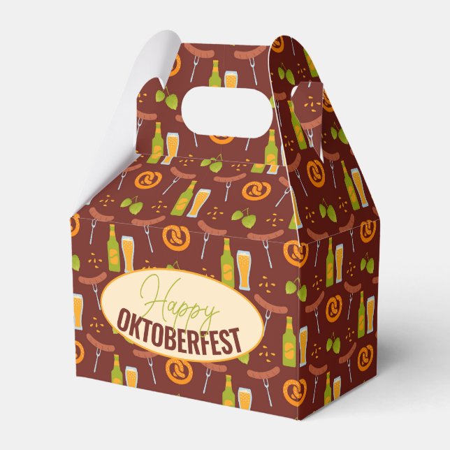Caixinha De Lembrancinhas Oktoberfest German Beer Festival Favor Box (Frente)