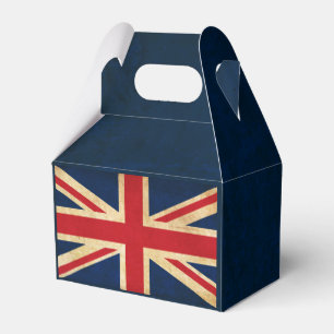 Caixinha De Lembrancinhas Old Vintage Grunge Reino Unido Flag Union Jack