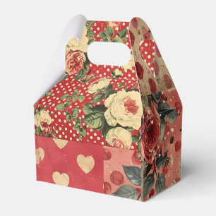 Caixinha De Lembrancinhas Olhar Bonito Envelhecido Vintage Shabby Chic Flora