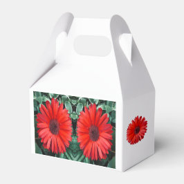 Caixinha De Lembrancinhas Orange Daisy Favor Box