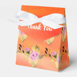 Caixinha De Lembrancinhas Orange Mauve and Purple