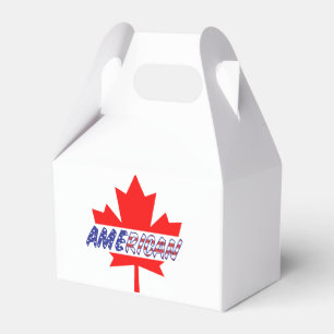 Caixinha De Lembrancinhas Orgulho Canadense Americano