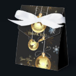 Caixinha De Lembrancinhas Ornamentos de Ouro de Natal Brilhantes Estrelas Ne<br><div class="desc">Os Ornamentos De Ouro De Natal Brilhantes Estavam Em Caixas Pretas De Favor. Único,  bonito,  na moda design. Fácil de ser personalizado. O estilo,  o tamanho e as cores da fonte podem ser alterados. Itens correspondentes disponíveis.</div>