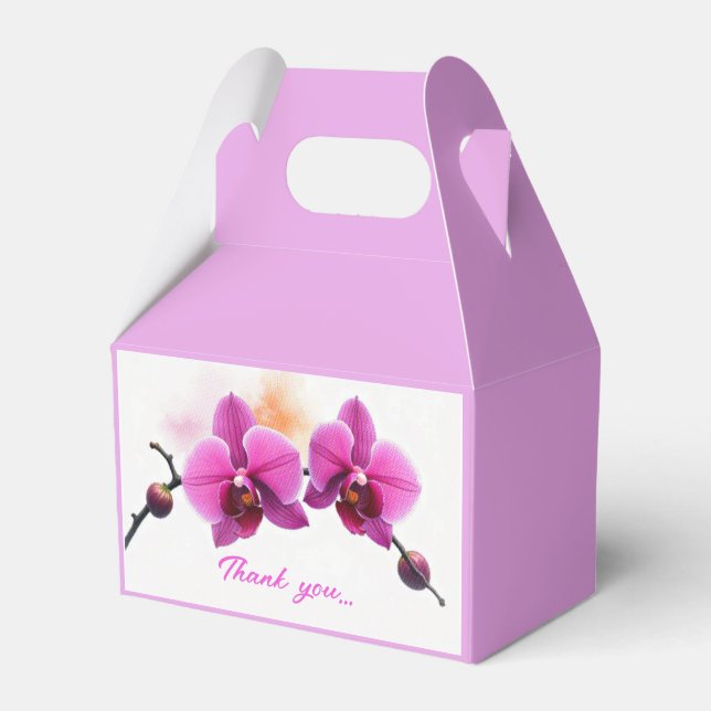 Caixinha De Lembrancinhas Orquídea Dawn Bloom (Frente)