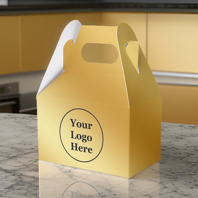 Caixinha De Lembrancinhas Ouro de luxo metálico (Criador carregado)