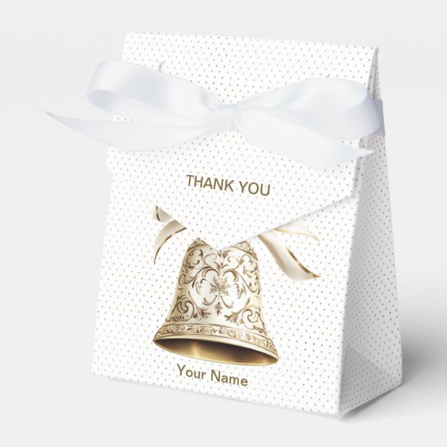 Caixinha De Lembrancinhas Ouro de Natal Shiny Stars Green Folhas (Frente)