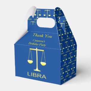 Caixinha De Lembrancinhas Ouro Libra Escala - Sinal de Estrela Personalizado