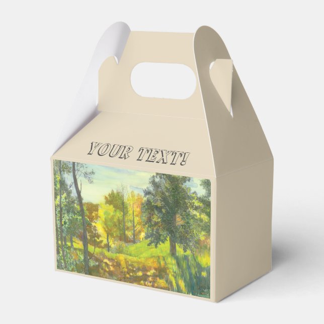 Caixinha De Lembrancinhas outono solar (Frente)