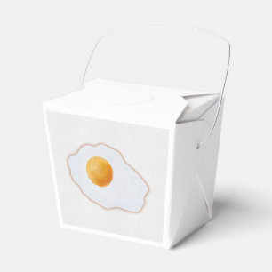 Caixinha De Lembrancinhas Ovo Frito Estilo Aquarela Minimalista Arte Prin