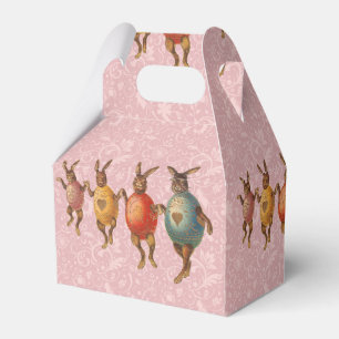 Caixinha De Lembrancinhas Ovos Dançantes De Coelho Da Páscoa