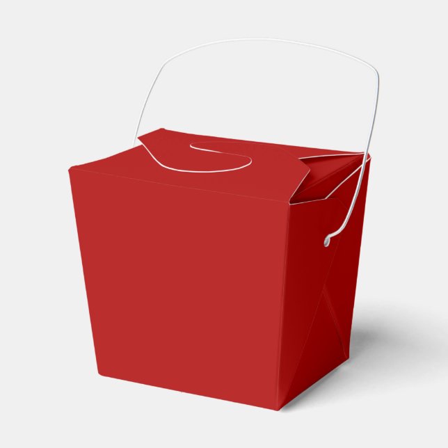Caixinha De Lembrancinhas Óxido vermelho sólido (Frente)