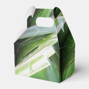 Caixinha De Lembrancinhas Pacotes envolvidos da folha da banana