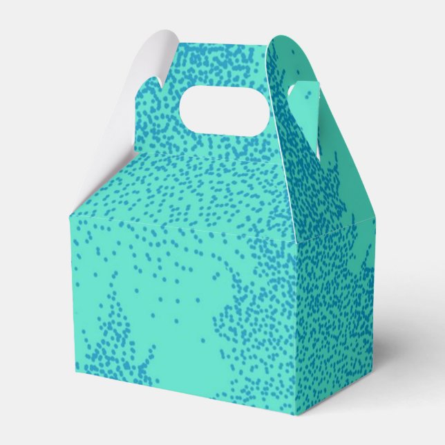 Caixinha De Lembrancinhas Padrão da árvore de Natal (Frente)