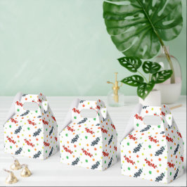 Caixinha De Lembrancinhas Padrão De Berries, Morango, Amorango, Fruta