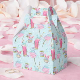 Caixinha De Lembrancinhas Padrão de Doces e Açúcar