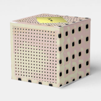 Caixinha De Lembrancinhas Padrão de Grade de uma Cadeira